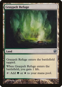 Graypelt Refuge - Duel Decks: Ajani vs. Nicol Bolas (DDH) #33 - Uncommon Magic: The Gathering Trading Card