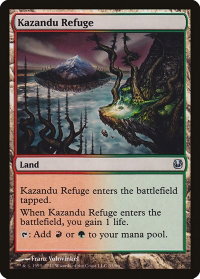 Kazandu Refuge - Duel Decks: Ajani vs. Nicol Bolas (DDH) #35 - Uncommon Magic: The Gathering Trading Card