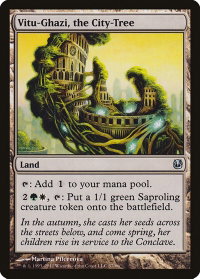 Vitu-Ghazi, the City-Tree - Duel Decks: Ajani vs. Nicol Bolas (DDH) #37 - Uncommon Magic: The Gathering Trading Card