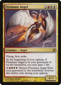 Firemane Angel - Duel Decks: Ajani vs. Nicol Bolas (DDH) #21 - Rare Magic: The Gathering Trading Card