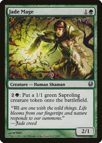 Jade Mage - Duel Decks: Ajani vs. Nicol Bolas (DDH) #7 - Uncommon Magic: The Gathering Trading Card