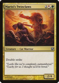 Marisi's Twinclaws - Duel Decks: Ajani vs. Nicol Bolas (DDH) #17 - Uncommon Magic: The Gathering Trading Card