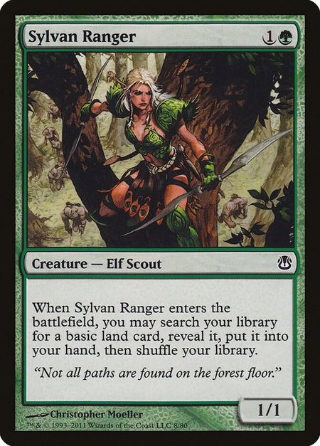 Sylvan Ranger - Duel Decks: Ajani vs. Nicol Bolas Magic: The Gathering trading card