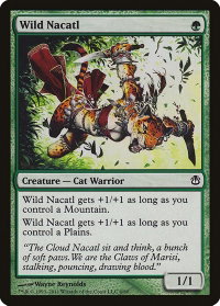 Wild Nacatl - Duel Decks: Ajani vs. Nicol Bolas (DDH) #4 - Common Magic: The Gathering Trading Card