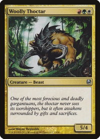 Woolly Thoctar - Duel Decks: Ajani vs. Nicol Bolas (DDH) #13 - Uncommon Magic: The Gathering Trading Card