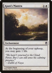 Ajani's Mantra - Duel Decks: Ajani vs. Nicol Bolas (DDH) #22 - Common Magic: The Gathering Trading Card