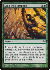 Lead the Stampede - Duel Decks: Ajani vs. Nicol Bolas (DDH) #24 - Uncommon Magic: The Gathering Trading Card