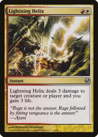 Lightning Helix - Duel Decks: Ajani vs. Nicol Bolas (DDH) #23 - Uncommon Magic: The Gathering Trading Card