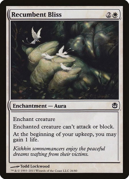 Recumbent Bliss - Duel Decks: Ajani vs. Nicol Bolas Magic: The Gathering trading card