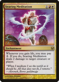 Searing Meditation - Duel Decks: Ajani vs. Nicol Bolas (DDH) #27 - Rare Magic: The Gathering Trading Card