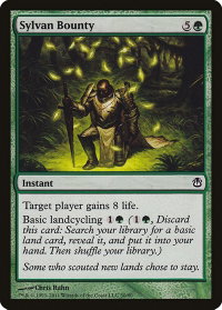 Sylvan Bounty - Duel Decks: Ajani vs. Nicol Bolas (DDH) #30 - Common Magic: The Gathering Trading Card