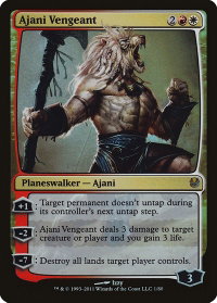 Ajani Vengeant - Duel Decks: Ajani vs. Nicol Bolas (DDH) #1 - Mythic Rare Magic: The Gathering Trading Card