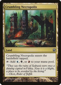 Crumbling Necropolis - Duel Decks: Ajani vs. Nicol Bolas (DDH) #74 - Uncommon Magic: The Gathering Trading Card