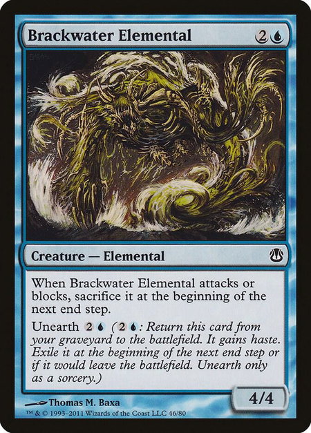 Brackwater Elemental - Duel Decks: Ajani vs. Nicol Bolas Magic: The Gathering trading card