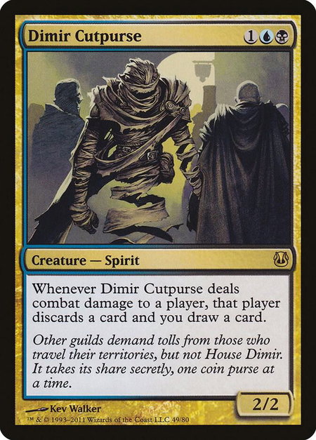 Dimir Cutpurse - Duel Decks: Ajani vs. Nicol Bolas Magic: The Gathering trading card