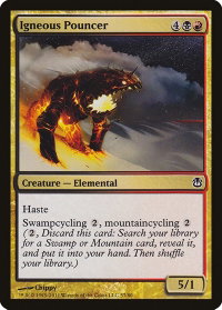 Igneous Pouncer - Duel Decks: Ajani vs. Nicol Bolas (DDH) #57 - Common Magic: The Gathering Trading Card