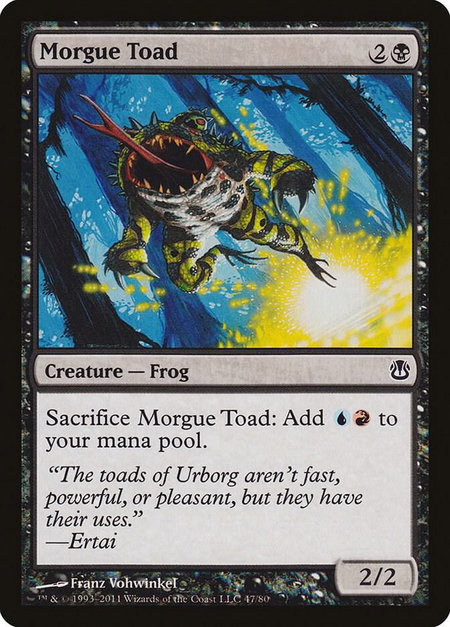 Morgue Toad - Duel Decks: Ajani vs. Nicol Bolas Magic: The Gathering trading card