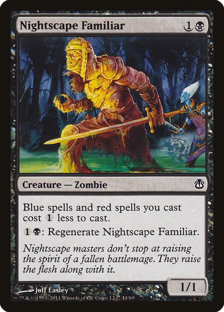 Nightscape Familiar - Duel Decks: Ajani vs. Nicol Bolas Magic: The Gathering trading card