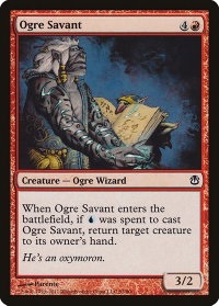 Ogre Savant - Duel Decks: Ajani vs. Nicol Bolas (DDH) #55 - Common Magic: The Gathering Trading Card