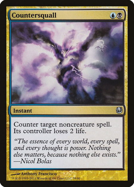 Countersquall - Duel Decks: Ajani vs. Nicol Bolas Magic: The Gathering trading card