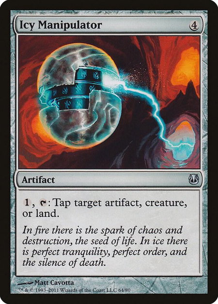 Icy Manipulator - Duel Decks: Ajani vs. Nicol Bolas Magic: The Gathering trading card