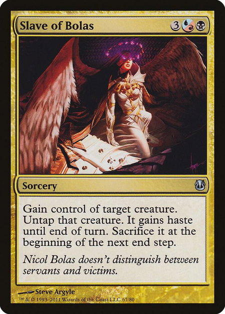 Slave of Bolas - Duel Decks: Ajani vs. Nicol Bolas Magic: The Gathering trading card