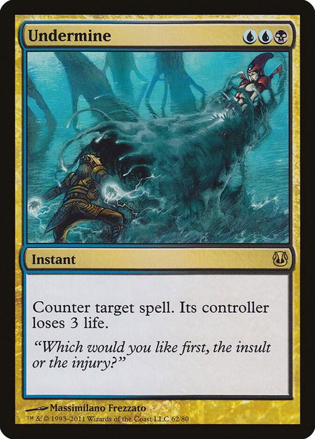 Undermine - Duel Decks: Ajani vs. Nicol Bolas Magic: The Gathering trading card