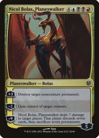 Nicol Bolas, Planeswalker - Duel Decks: Ajani vs. Nicol Bolas (DDH) #42 - Mythic Rare Magic: The Gathering Trading Card
