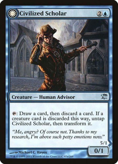 Civilized Scholar - Innistrad Magic: The Gathering trading card