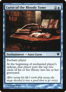Curse of the Bloody Tome - Innistrad (ISD) #50 - Common Magic: The Gathering Trading Card