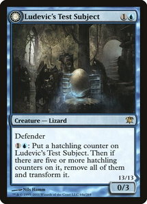 Ludevic's Test Subject - Innistrad (ISD) #64 - Rare Magic: The Gathering Trading Card