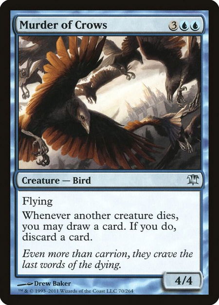 Murder of Crows - Innistrad Magic: The Gathering trading card