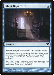 Silent Departure - Innistrad (ISD) #75 - Common Magic: The Gathering Trading Card