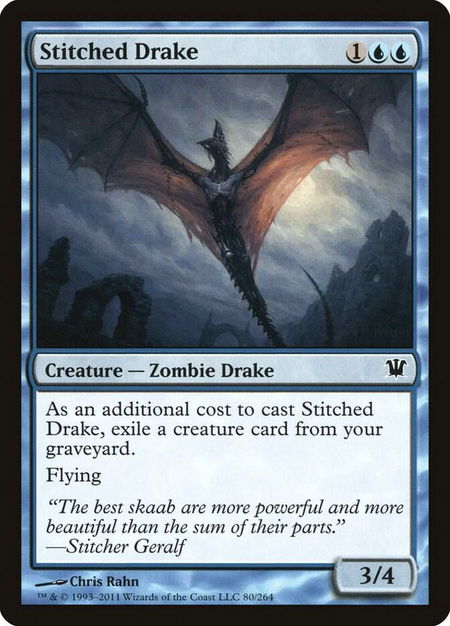 Stitched Drake - Innistrad Magic: The Gathering trading card