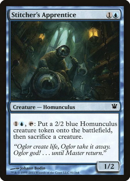 Stitcher's Apprentice - Innistrad Magic: The Gathering trading card