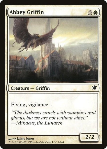 Abbey Griffin - Innistrad Magic: The Gathering trading card