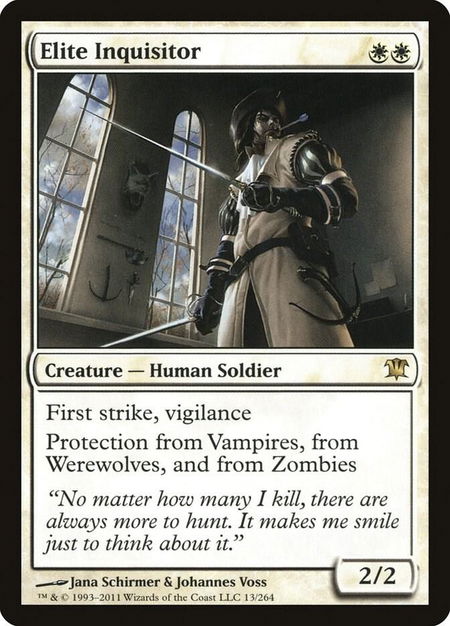 Elite Inquisitor - Innistrad Magic: The Gathering trading card