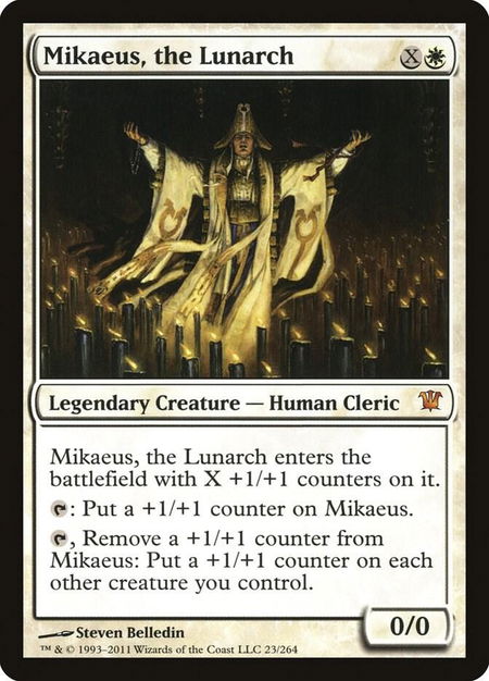 Mikaeus, the Lunarch - Innistrad Magic: The Gathering trading card