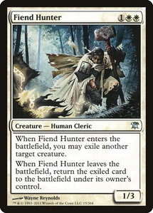 Fiend Hunter - Innistrad (ISD) #15 - Uncommon Magic: The Gathering Trading Card