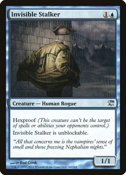 Invisible Stalker - Innistrad Magic: The Gathering trading card