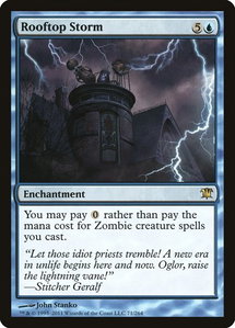 Rooftop Storm - Innistrad (ISD) #71 - Rare Magic: The Gathering Trading Card