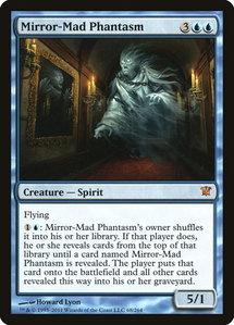 Mirror-Mad Phantasm - Innistrad (ISD) #68 - Mythic Rare Magic: The Gathering Trading Card