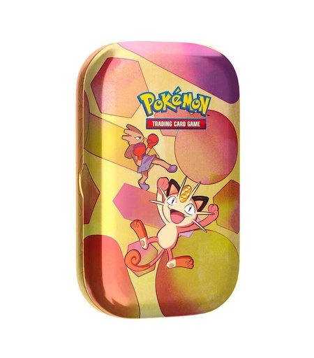 151 Mini Tin [Hitmonchan & Meowth] - SV: Scarlet & Violet 151 Pokémon trading card