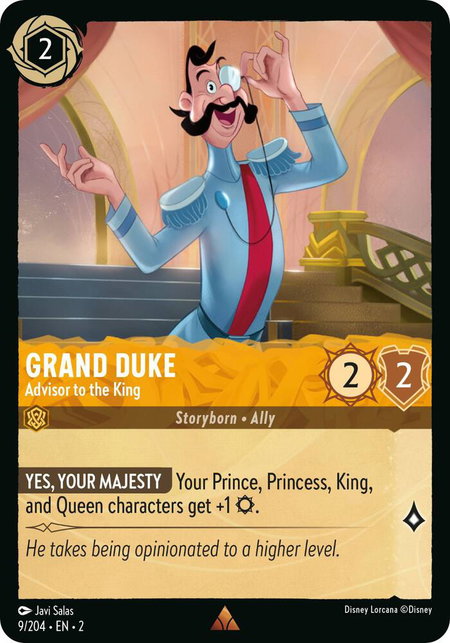 Grand Duke - Advisor to the King - Rise of the Floodborn Disney Lorcana trading card