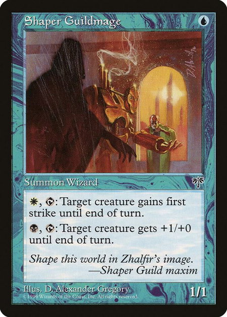 Shaper Guildmage - Mirage Magic: The Gathering trading card