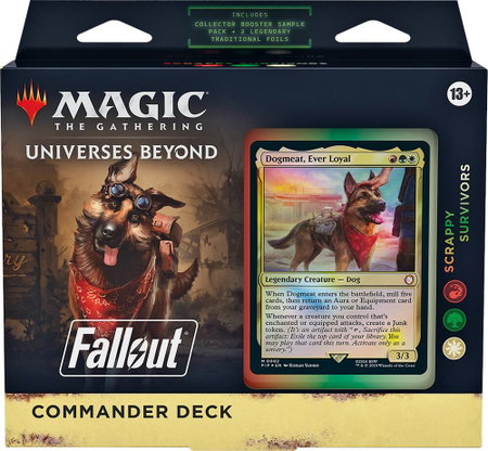 Universes Beyond: Fallout - Scrappy Survivors Commander Deck - Universes Beyond: Fallout Magic: The Gathering trading card