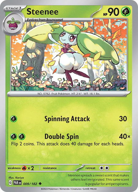 Steenee - SV04: Paradox Rift Pokémon trading card