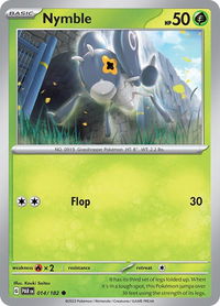 Nymble - 014/182 - SV04: Paradox Rift (PAR) #014/182 - Common Pokémon Trading Card