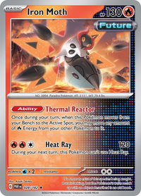 Iron Moth - 028/182 - SV04: Paradox Rift (PAR) #028/182 - Rare Pokémon Trading Card