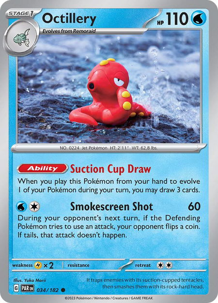 Octillery - SV04: Paradox Rift Pokémon trading card